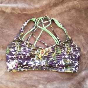 Lululemon sports bra - free to be wild strappy